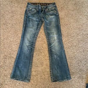 Rock Revival acid wash boot cut jeans